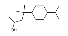 4-isopropyl-alpha,gamma,gamma-trimethylcyclohexanepropanol structure