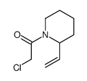 Piperidine, 1-(chloroacetyl)-2-ethenyl- (9CI) Structure