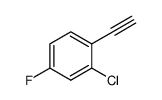 BENZENE, 2-CHLORO-1-ETHYNYL-4-FLUORO-结构式