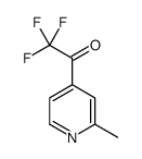 2,2,2-trifluoro-1-(2-methylpyridin-4-yl)ethanone结构式