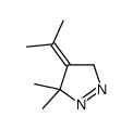 5,5-dimethyl-4-propan-2-ylidene-3H-pyrazole结构式