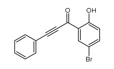1-(5-bromo-2-hydroxyphenyl)-3-phenylprop-2-yn-1-one结构式