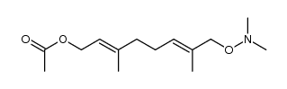 (2E,6E)-8-((dimethylamino)oxy)-3,7-dimethylocta-2,6-dien-1-yl acetate Structure