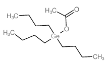 Acetic acid,tributylgermyl ester Structure