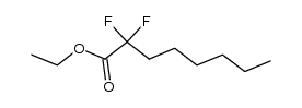 2,2-difluorooctanoic acid,ethyl ester Structure