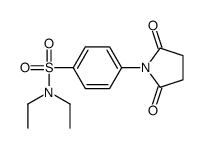 4-(2,5-dioxopyrrolidin-1-yl)-N,N-diethylbenzenesulfonamide Structure
