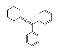 (2-cyclohexylidene-1-phenylethenyl)benzene Structure
