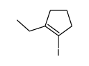 1-ethyl-2-iodocyclopentene Structure