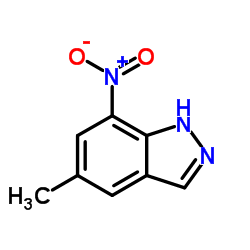 1H-Indazole, 5-Methyl-7-nitro- picture