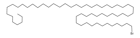 1-bromohexapentacontane Structure