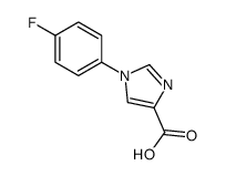 1-(4-氟苯基)-1H-咪唑-4-羧酸结构式