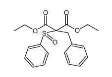 diethyl 2-benzyl-2-(phenylsulfinyl)malonate结构式