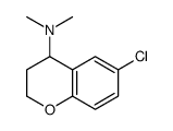6-chloro-N,N-dimethyl-3,4-dihydro-2H-chromen-4-amine Structure