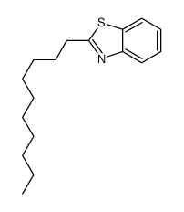 2-decyl-1,3-benzothiazole结构式
