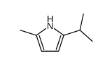 1H-Pyrrole,2-methyl-5-(1-methylethyl)-(9CI)结构式