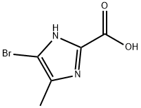 5-bromo-4-methyl-1H-imidazole-2-carboxylic acid Structure