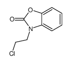 3-(2-Chloroethyl)-1,3-benzoxazol-2-one Structure