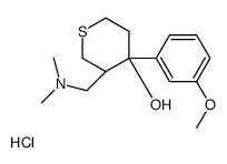 (3R,4S)-3-[(dimethylamino)methyl]-4-(3-methoxyphenyl)thian-4-ol,hydrochloride结构式