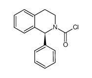 (s)-1-phenyl-1,2,3,4-tetrahydroisoquino-linecarbonylchloride结构式