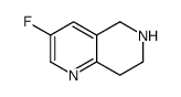 3-fluoro-5,6,7,8-tetrahydro-1,6-naphthyridine结构式