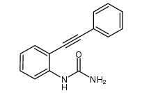 1-(2-(phenylethynyl)phenyl)urea结构式