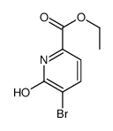 ETHYL 5-BROMO-6-OXO-1,6-DIHYDROPYRIDINE-2-CARBOXYLATE structure