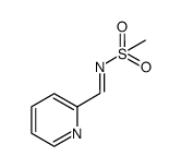 N-(pyridin-2-ylmethylene)methanesulfonamide结构式