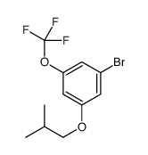 1-Bromo-3-isobutoxy-5-(trifluoromethoxy)benzene结构式