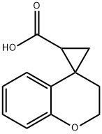 spiro[chromane-4,2-cyclopropane]-1-carboxylic acid Structure