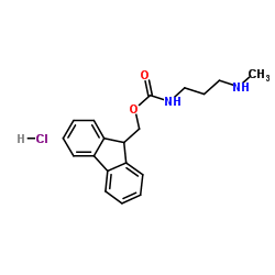 N-Fmoc-3-Methylamino propylamine HCl Structure