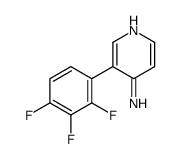 3-(2,3,4-trifluorophenyl)pyridin-4-amine结构式