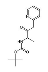 (S)-tert-butyl 3-oxo-4-(pyridin-2-yl)butan-2-ylcarbamate Structure