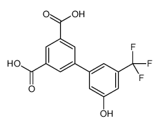 5-[3-hydroxy-5-(trifluoromethyl)phenyl]benzene-1,3-dicarboxylic acid Structure