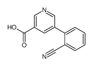 5-(2-cyanophenyl)pyridine-3-carboxylic acid Structure