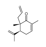 trans-6-allyl-6-methylcarvone Structure