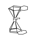 bis(4,5,6,7-tetrahydroindenyl)iron(II) Structure