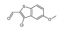 3-chloro-5-methoxy-1-benzothiophene-2-carbaldehyde Structure