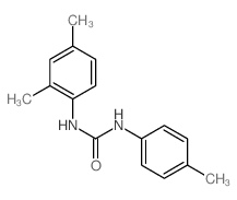 1-(2,4-dimethylphenyl)-3-(4-methylphenyl)urea结构式