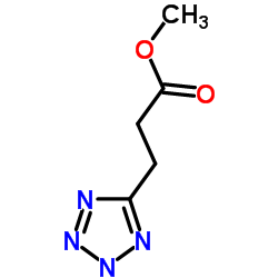 Methyl 3-(2H-tetrazol-5-yl)propanoate结构式