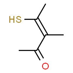 3-Penten-2-one, 4-mercapto-3-methyl-, (3Z)- (9CI)结构式
