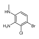 4-Bromo-3-chloro-N1-Methylbenzene-1,2-diamine结构式