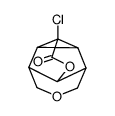 3-oxa-7-chloro-7,9-tricyclo<3.3.1.06,8>nonanecarbolactone Structure