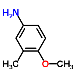 3-甲基-4-甲氧基苯胺结构式