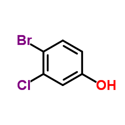 4-Bromo-3-chlorophenol Structure