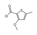 2-Thiophenecarbonylchloride,3-methoxy-5-methyl-(9CI) Structure