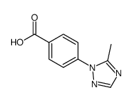 4-(5-Methyl-1H-1,2,4-triazol-1-yl)benzoic acid structure