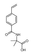 Alanine,N-(4-ethenylbenzoyl)-2-methyl-结构式