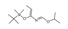 1-isopropoxy-3-t-butyldimethylsilyloxy-2-aza-1,3-pentadiene Structure