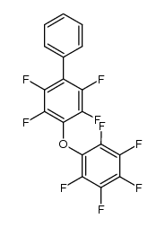 2,3,5,6-tetrafluoro-4-pentafluorophenoxybiphenyl Structure