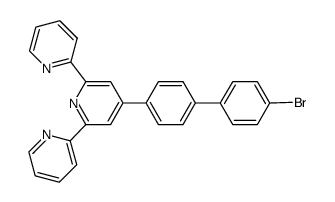 4'-(4'-bromobiphenyl-4-yl)-[2,2':6',2'']terpyridine结构式